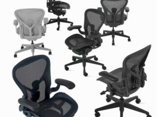 Herman Miller Aeron Chair Six Chairs