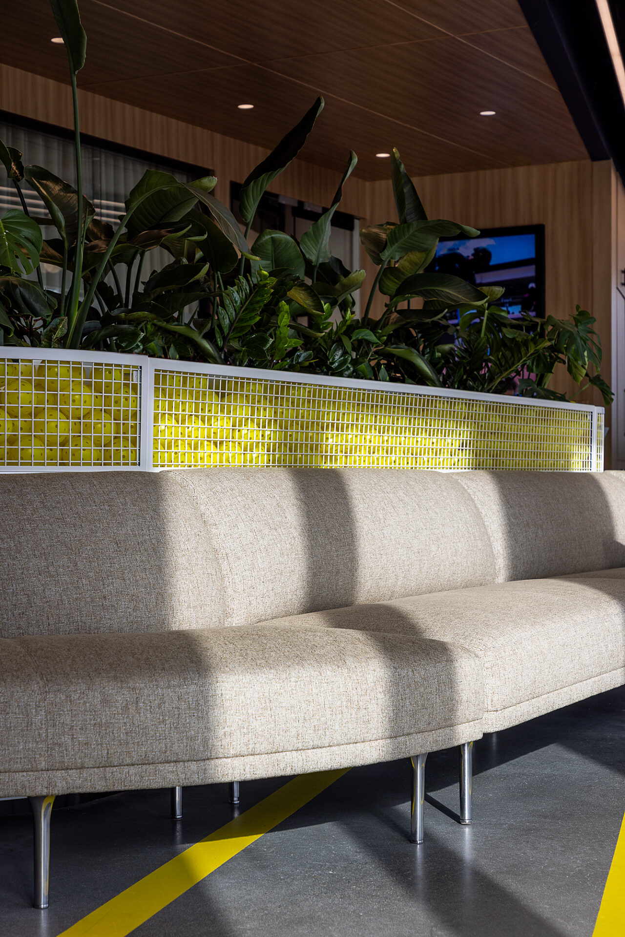 JOOLA Headquarters bench detail
