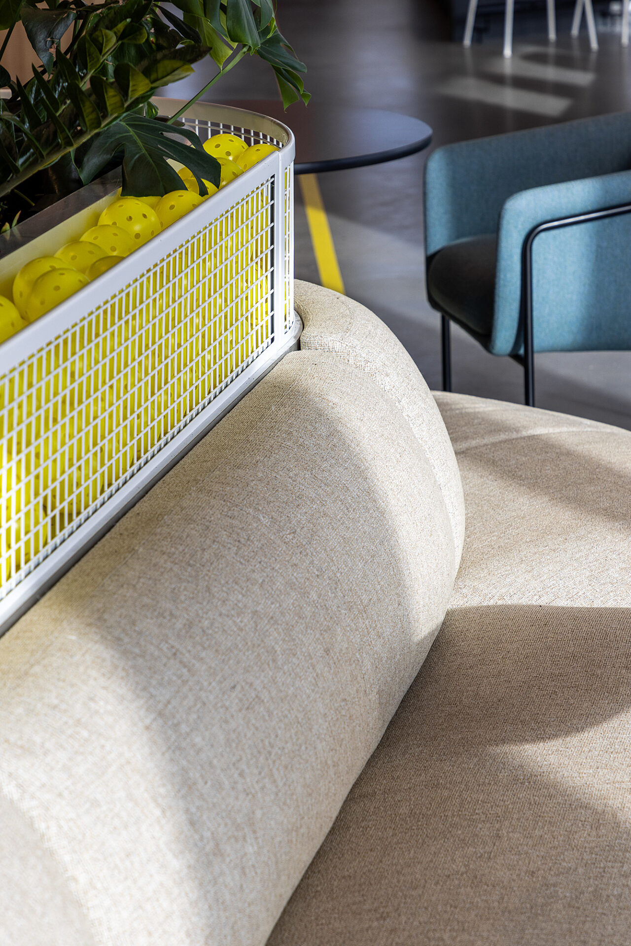 JOOLA Headquarters bench detail