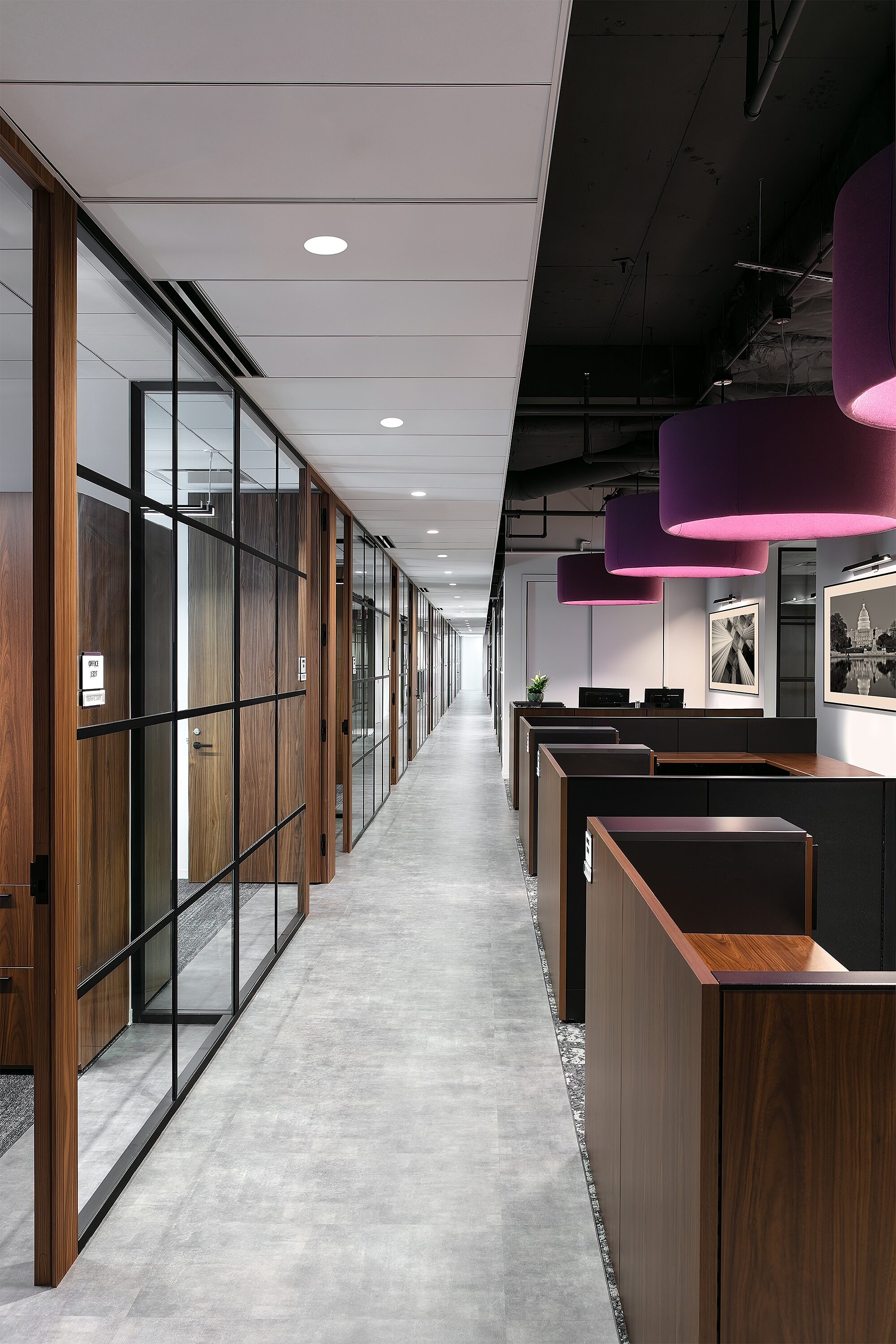 image of workplace interior workstations