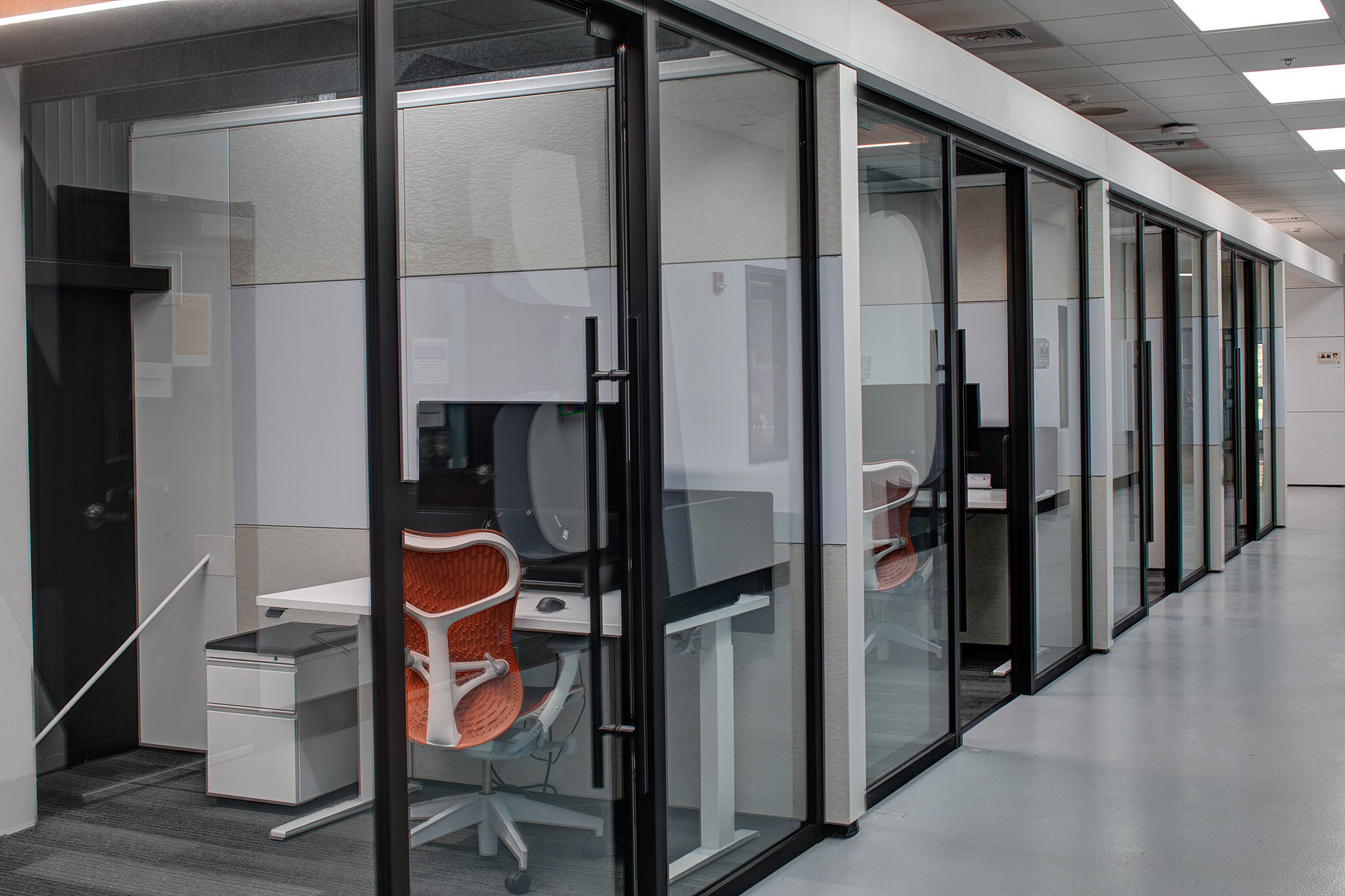 interior image of private offices