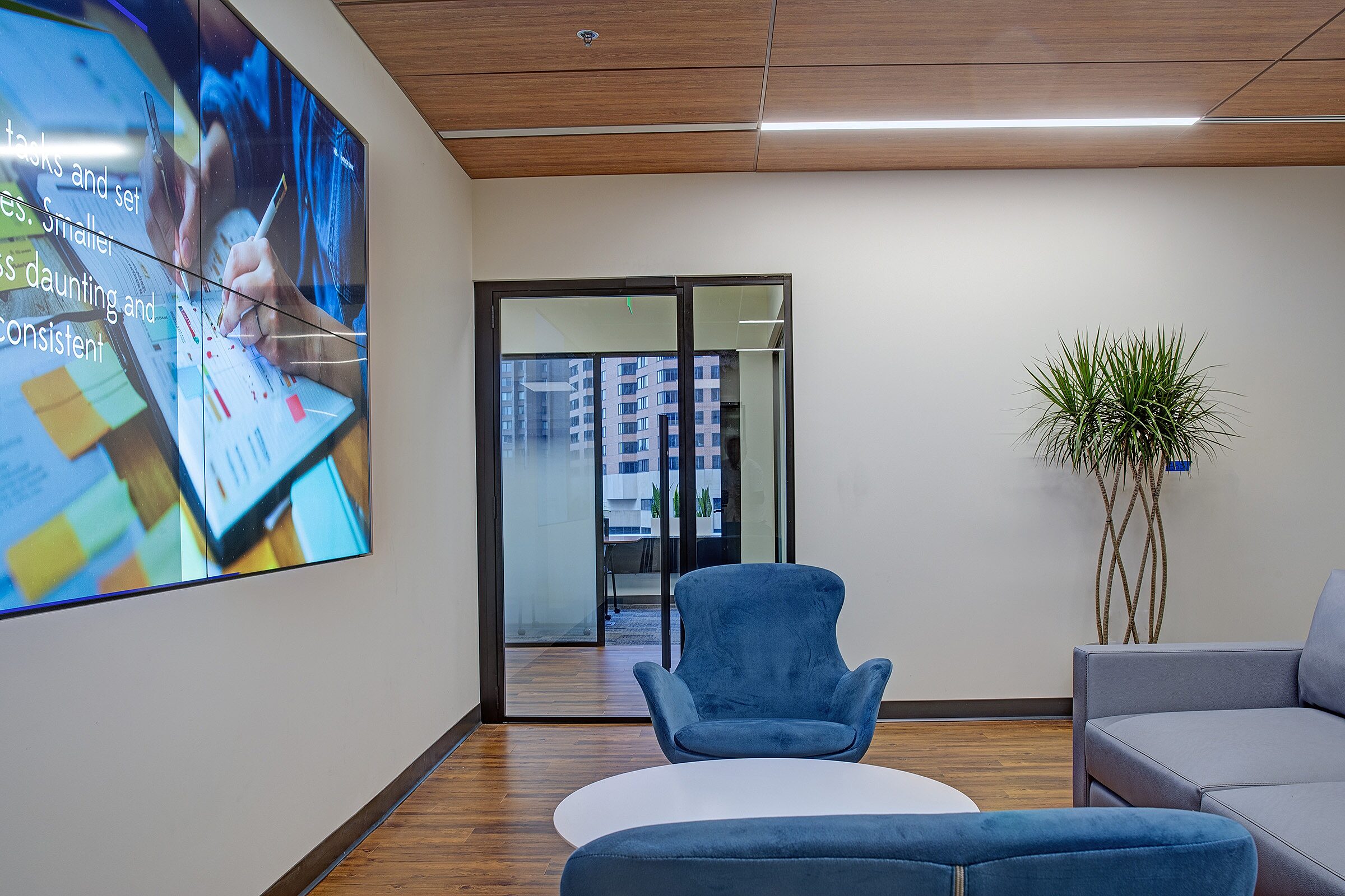 image of workplace interior lounge