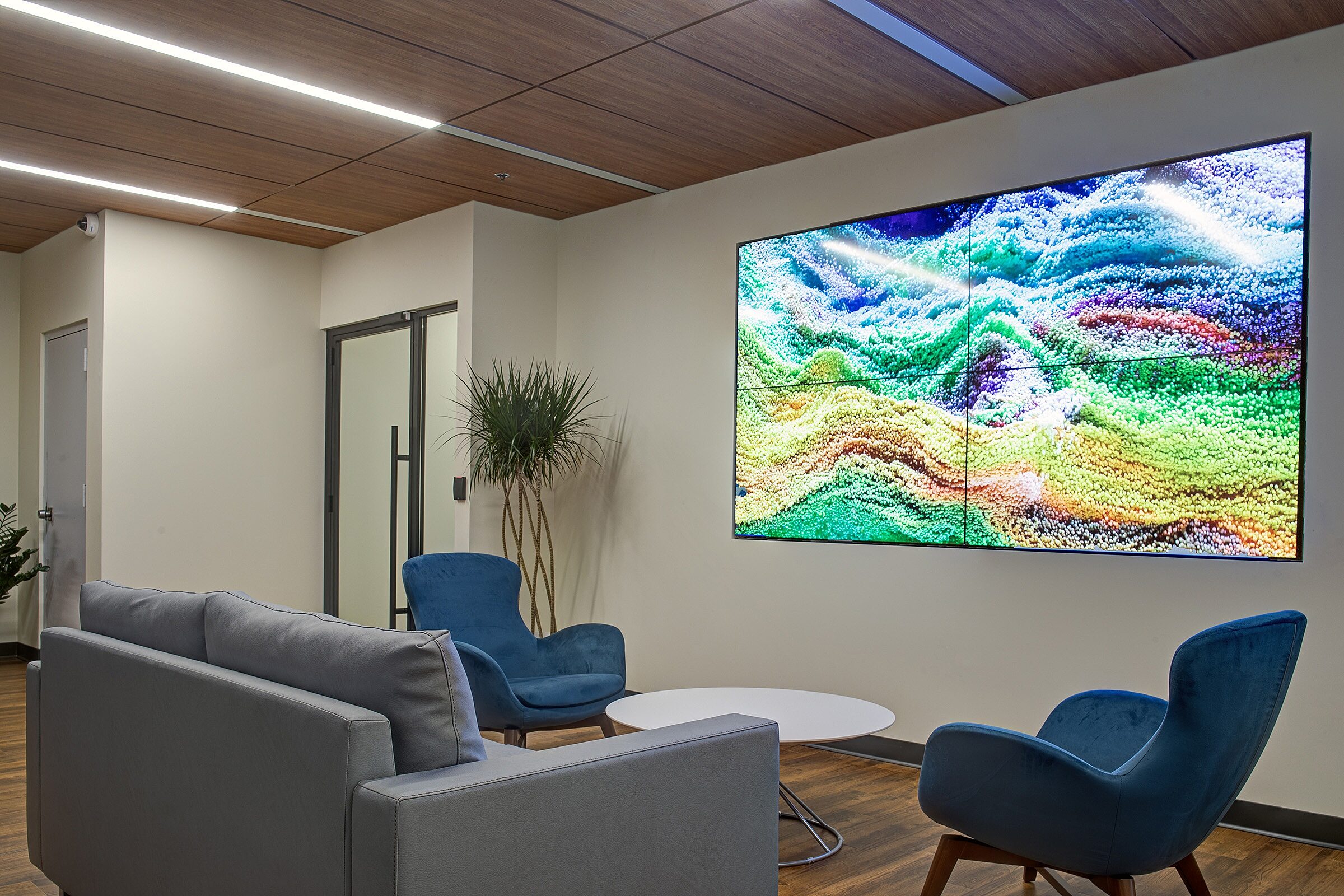 image of workplace interior lounge