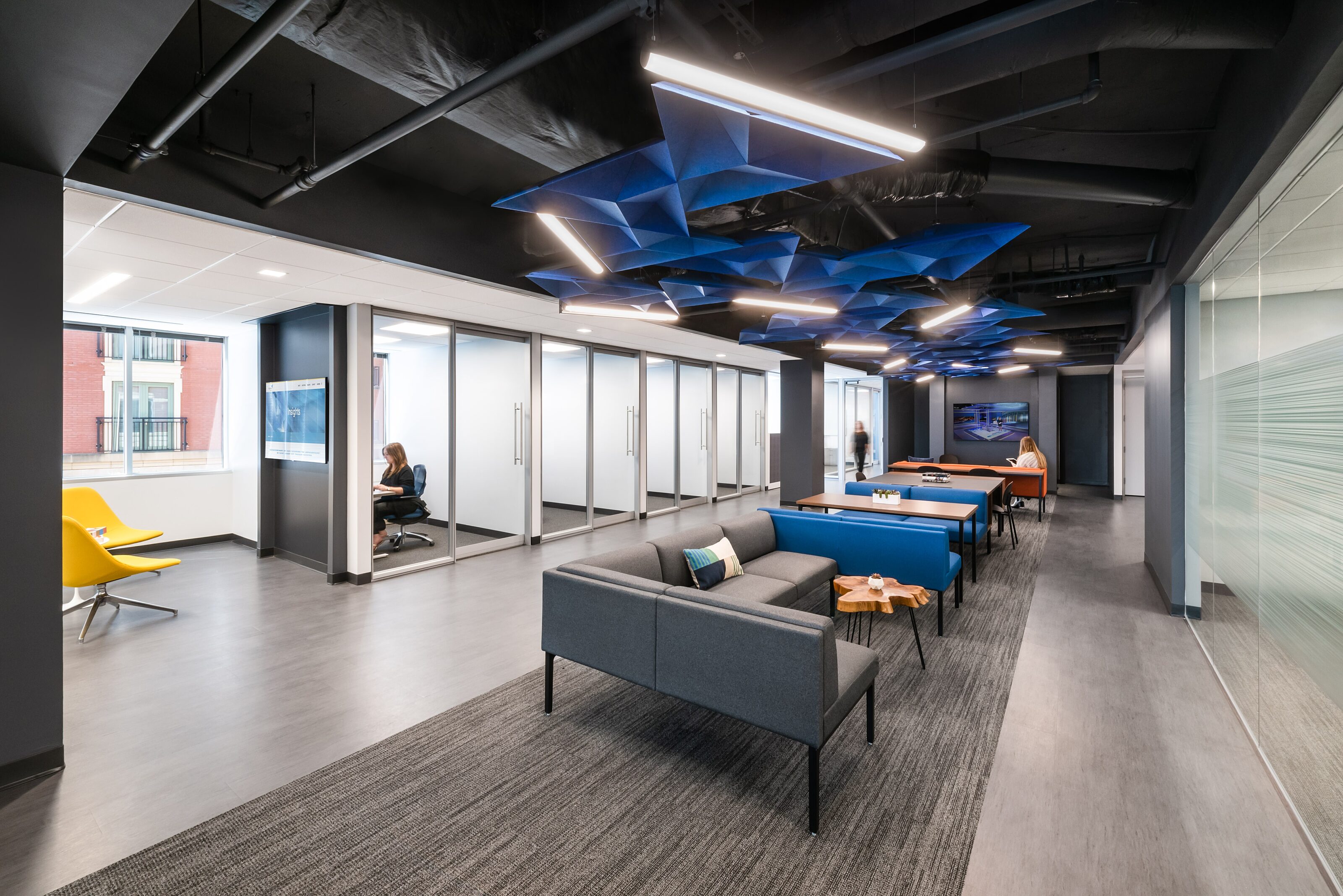 image of workplace interior lounge seating