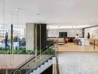 image of workplace interior lounge