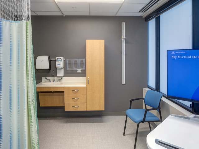 modern healthcare space