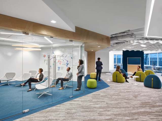 modern airy workplace